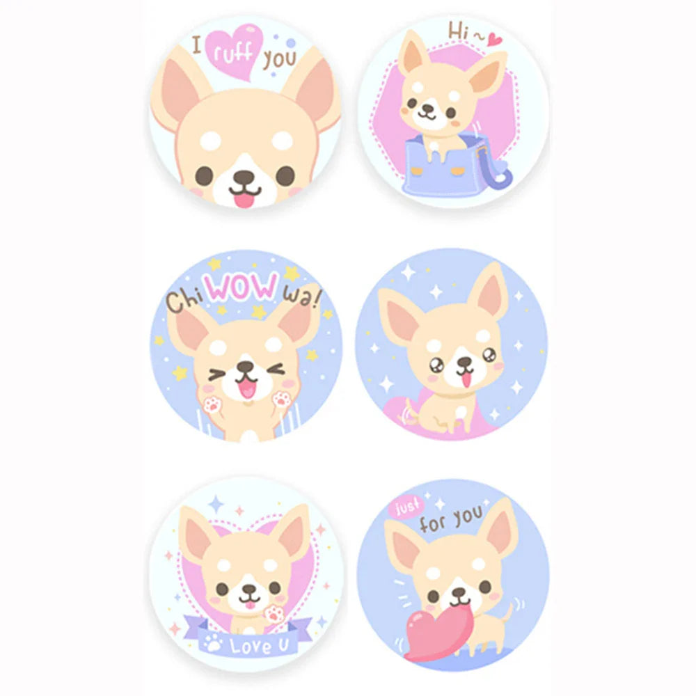 100-500pcs Cartoon Animal Reward Stickers for Kids Cute Gift Decor Stickers Labels School Encourage Children Stationery Stickers (Online Order Only)
