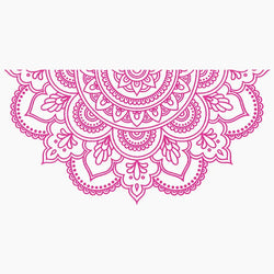 Half Mandala Car Sticker Decoration Window Bodywork Styling Motorcycle Accessories Die Cutting Vinyl Decals (ONLINE ORDER ONLY)