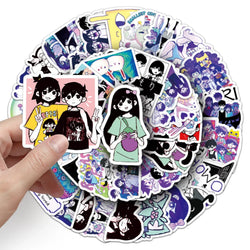 10/30/50PCS Hot Game Omori Graffiti Stickers Personality Creativity Cartoon Decal For Laptop Phone Cup Guitar Waterproof Sticker (ONLINE ORDER ONLY)