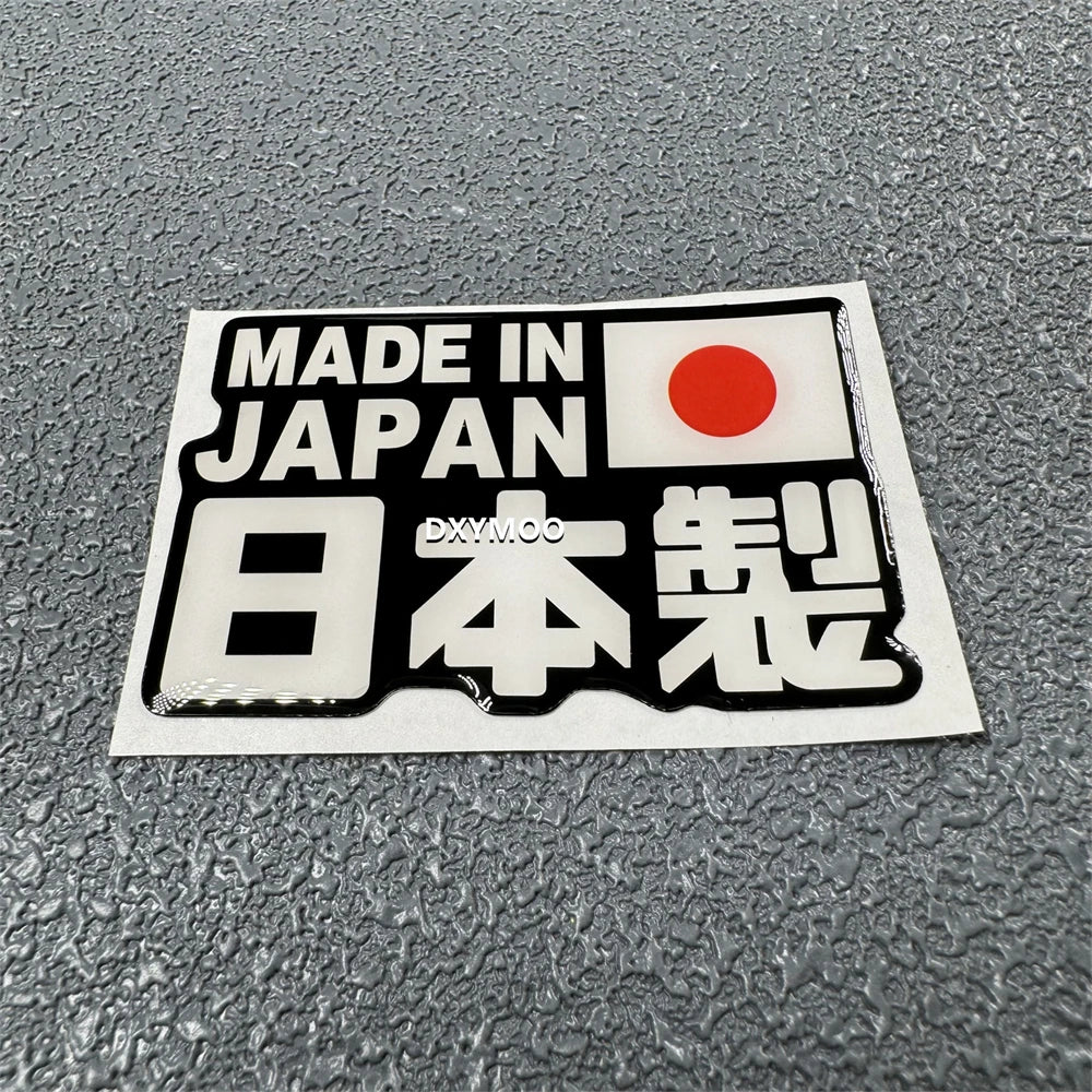 3D Crystal Soft Glue Car Styling MADE IN JAPAN Sticker Bike Auto Helmet Phone Cup Laptop Decoration Decals 1 PCS (ONLINE ORDER ONLY)