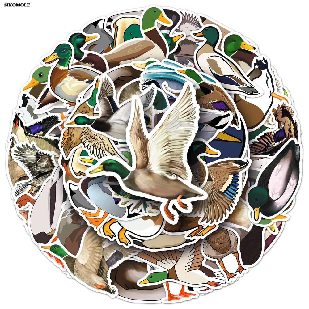 Cartoon Duck Graffiti Stickers for Laptop Luggage DIY Decor (Online Order Only)