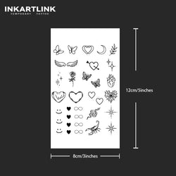 Henna Finger Tattoo (18) Temporary Tattoo,Lasts To 15 Days New Technology Magic Waterproof Semi Permanent Sticker. (Online Order Only)