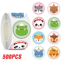 100-500pcs  Cute Reward Stickers Animal Sticker for Kid Classic Toy Gift Decor School Teacher Encouragement Sticker (ONLINE ORDER ONLY)