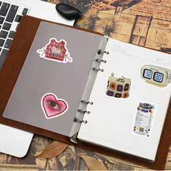 65Pcs Retro Millennium Stickers Cartoon PVC Waterproof Stickers Decals For Kids Boys Girls Toys Gifts (ONLINE ORDER ONLY)