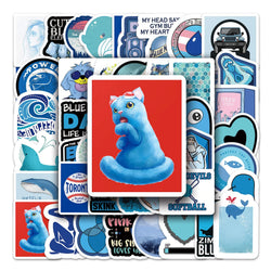 50Pcs Cute Waterproof Vinyl Stickers for Skateboard Snowboard (ONLINE ORDER ONLY)