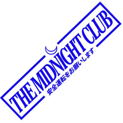 JDM The Midnight Car Sticker Windshield Banner Night Run Sport Competition Style Waterproof Sunscreen Decorative Vinyl Decals (ONLINE ORDER ONLY)