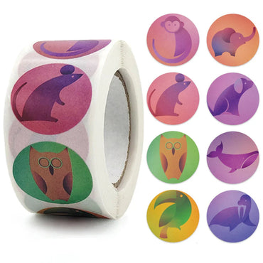 100-500pcs Reward Stickers Cute Cartoon Animal Cake Bread Labels for Children Bakery Gift Toy Scrapbooks Game Teacher Encourage (ONLINE ORDER ONLY)