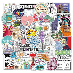 Chemistry Lab Stickers Funny Science Graffiti for Scrapbooking Laptop Phone Suitcase Helmet (ONLINE ORDER ONLY)
