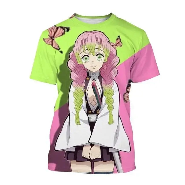Demon Slayer Nezuko Shinobu T-shirt 3D Fashion Print (ONLINE ORDER ONLY)