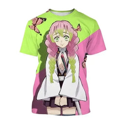 Demon Slayer Nezuko Shinobu T-shirt 3D Fashion Print (ONLINE ORDER ONLY)