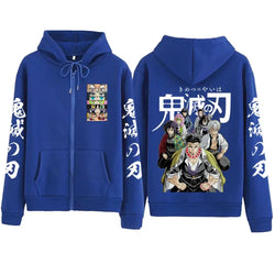 Demon Slayer Zipper Hoodie 2025 Harajuku Sweatshirt (ONLINE ORDER ONLY)