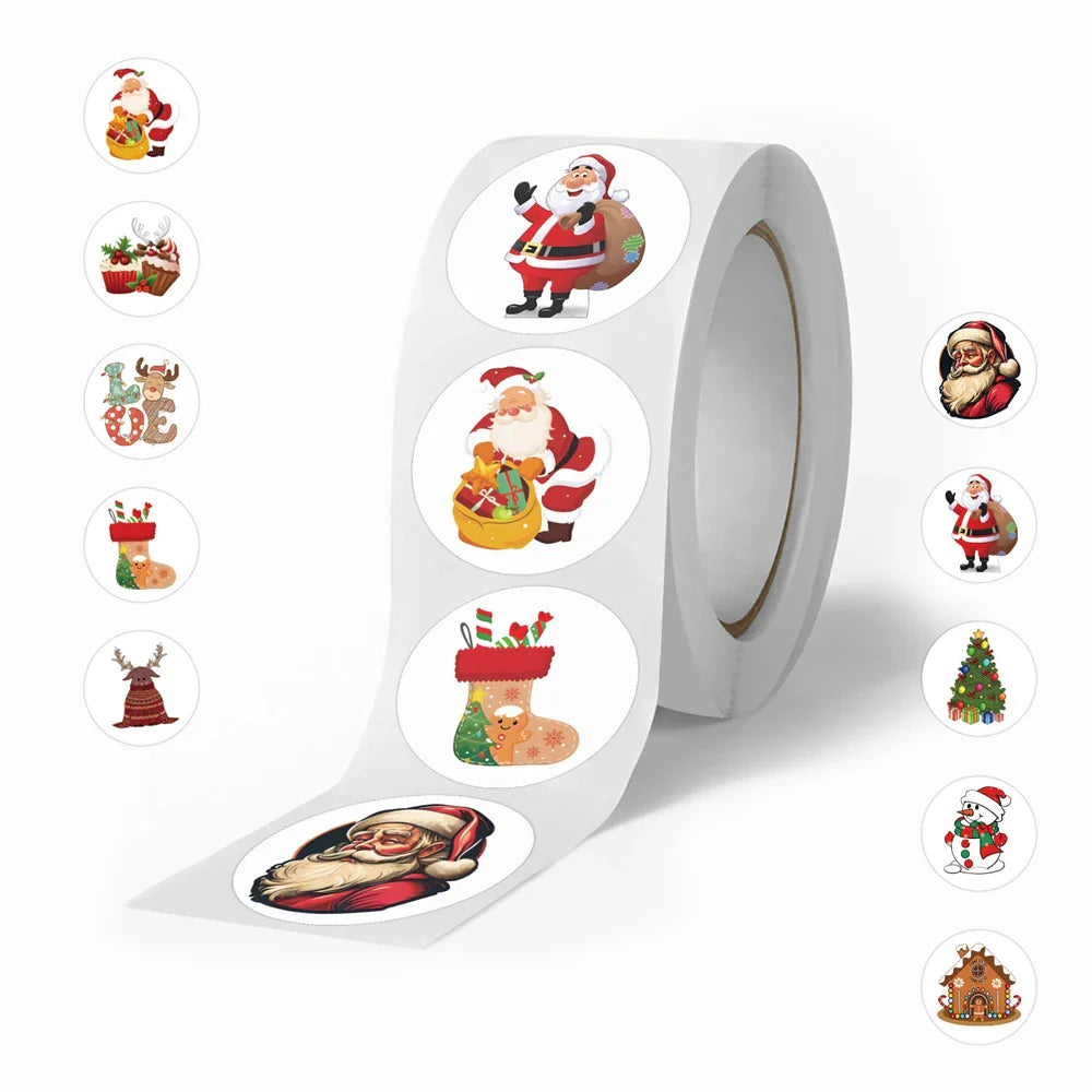 500pcs/roll Kids Stationery Stickers Birthday Party Back ground Fruits Balloon Happy Banner Refrigerator Vegetable Stickers Toys (ONLINE ORDER ONLY)