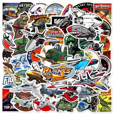 50pcs Pilot Logo Stickers for Laptop, Car, Phone, Suitcase, Water Cup, Scooter, Refrigerator (ONLINE ORDER ONLY)