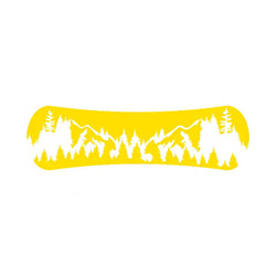 Snowboard For Car Sticker Computer Laptop Stickers Accessories Decorations Bumper Window Die Cutting Vinyl PVC Decals (ONLINE ORDER ONLY)