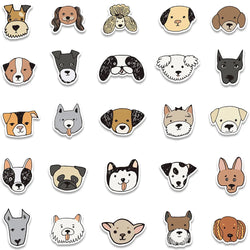 50pcs Cute Aesthetic Cartoon Cats and Dogs Animals Graffiti Stickers For Phone Laptop Fridge Cup Waterproof Decals Kids Toy (ONLINE ORDER ONLY)