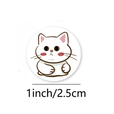 100-500pcs Cartoon Animals Sealing Sticker DIY Laptop Decals Decoration Sticker Reward Gift Toys Stationery (Online Order Only)