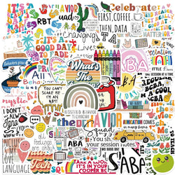 50Pcs ABA Colourful Good Day Stickers For Laptop Luggage Scrapbook Skateboard Guitar Phone Stickers Aesthetic Graffiti Decals (ONLINE ORDER ONLY)