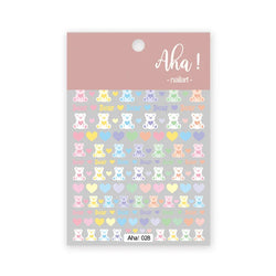 Japanese Style Little Daisy 3D Nail Stickers Summer White Florals Petals Flowers Back Glue Decals Cute Five Petals Manicure Tips (ONLINE ORDER ONLY)