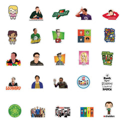 10/30/50PCS TV Show The Big Bang Theory Sticker Packs (ONLINE ORDER ONLY)