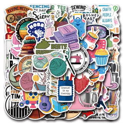 55pcs Cartoon Stickers for Laptop, Phone, Car, Scooter, Water Bottle, Suitcase, Stationery, Refrigerator (ONLINE ORDER ONLY)