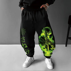 Demon Slayer Anime Men Sweatpants Y2K Streetwear (ONLINE ORDER ONLY)