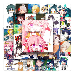 50Pcs Cartoon Waterproof Vinyl Stickers for Skateboard Snowboard Decals (ONLINE ORDER ONLY)