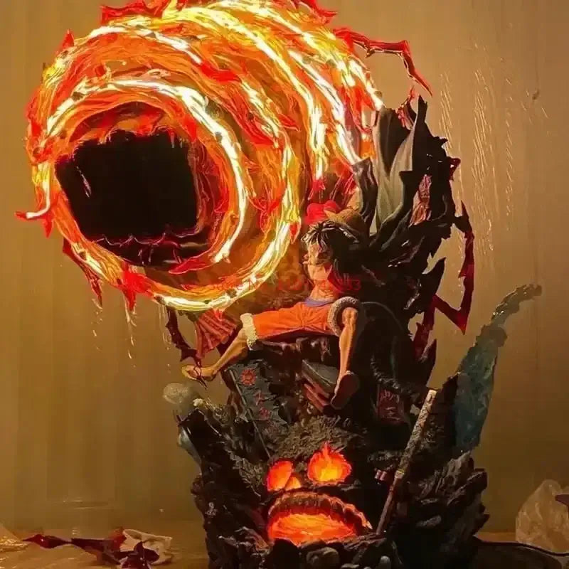 Luffy Gear 3 Figure: Red Roc LED Anime Statue