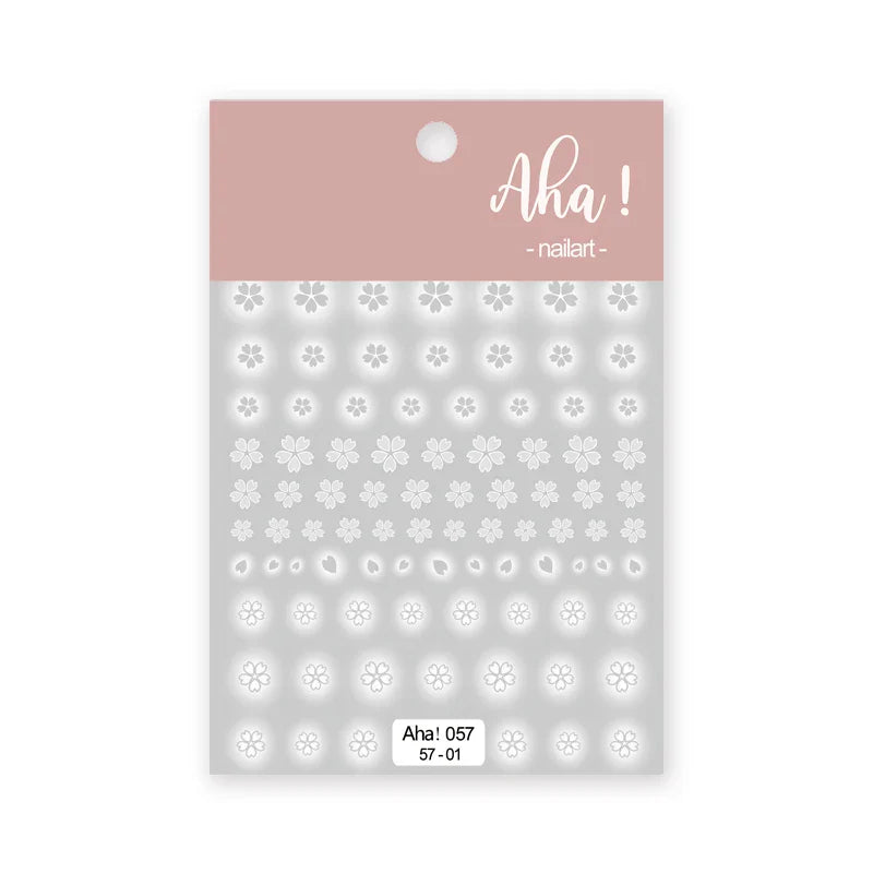 1pc 3D Cloud Moon Design Nail Art Stickers Ultra Thin Self Adhesive Nail Art Decals White Clouds Nail Art Decoration Supplies *N (Online Order Only)