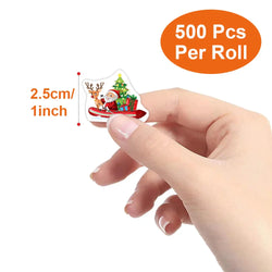 100-500pcs New Christmas Stickers Children Stickers Cute Cartoon Packaging Stickers Photocard Decor Lables for Kid Stationery (ONLINE ORDER ONLY)