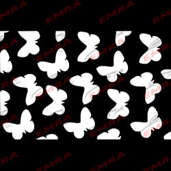 Butterfly Car Sticker for Triangular Window Outdoor Decoration Universal All Vehicles Accessories PVC Waterproof Vinyl Decals (ONLINE ORDER ONLY)