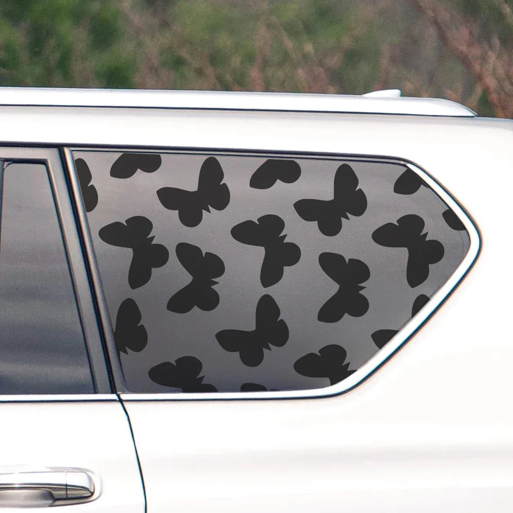 Butterfly Car Sticker for Triangular Window Outdoor Decoration Universal All Vehicles Accessories PVC Waterproof Vinyl Decals (ONLINE ORDER ONLY)