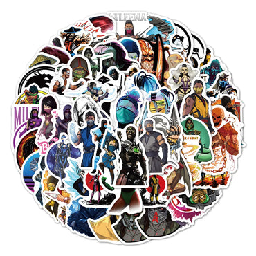10/30/60PCS Mortal Kombat Graffiti Sticker Game Waterproof Decals DIY Skateboard Water Cup Suitcase Laptop Phone Bike Kids Toy (ONLINE ORDER ONLY)