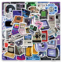 Retro Game Console Stickers for Laptop, Luggage, Skateboard - 10/30/50PCS Fun Decals for Kids (ONLINE ORDER ONLY)
