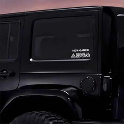 "100% GAMER"stickers,creative&funny decal  high quality sticker for cars trucks motorcycles &laptops! (ONLINE ORDER ONLY)