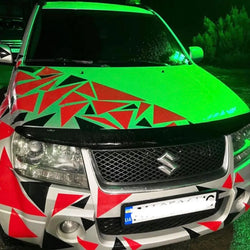 102PCS Angular Shape Sticker For Car Accessories Decoration Side Camouflage Kit Wrap Camo Tuning Styling Waterproof Vinyl Decals (ONLINE ORDER ONLY)