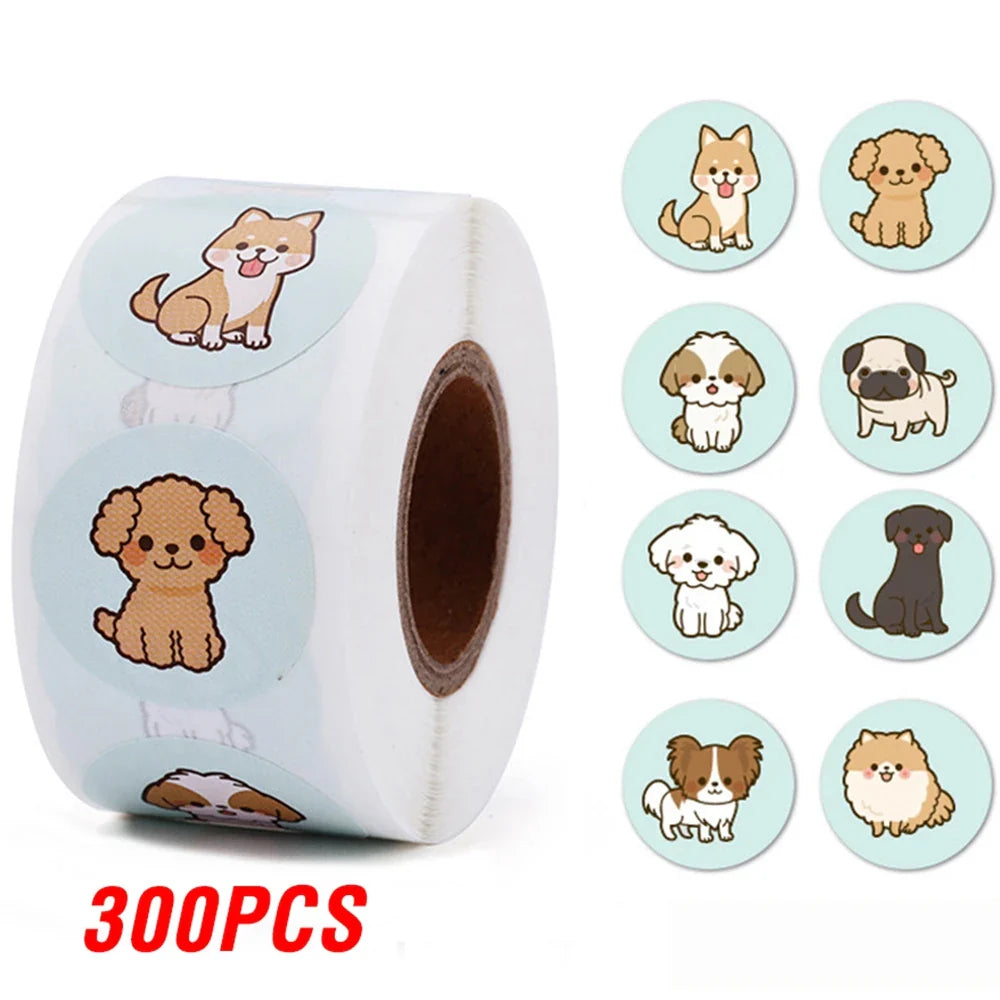 100-500pcs Teacher Reward Sticker Fun Motivation Cat Dog Stickerfor School Teacher Student Stationery Stickers Kids (ONLINE ORDER ONLY)