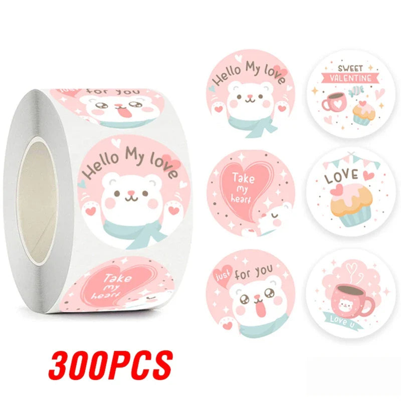100-500pcs  Cute Reward Stickers Animal Sticker for Kid Classic Toy Gift Decor School Teacher Encouragement Sticker (ONLINE ORDER ONLY)