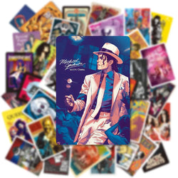 10/50 Print Music Album Covers Stickers Aesthetic Singer Poster Sticker for Laptop Luggage Guitar Skateboard Helmet Art Decals (ONLINE ORDER ONLY)