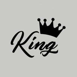 CROWN KING Car Stickers, Fashion Waterproof Vinyl Decal Auto Sticker Car Styling Decoration Accessories (ONLINE ORDER ONLY)