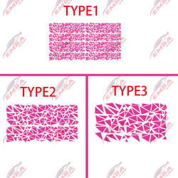 Angular Shape Sticker For Car Motorcycle Sticker Decoration Side Camouflage Kit Wrap Camo Tuning Styling Waterproof Vinyl Decals (ONLINE ORDER ONLY)