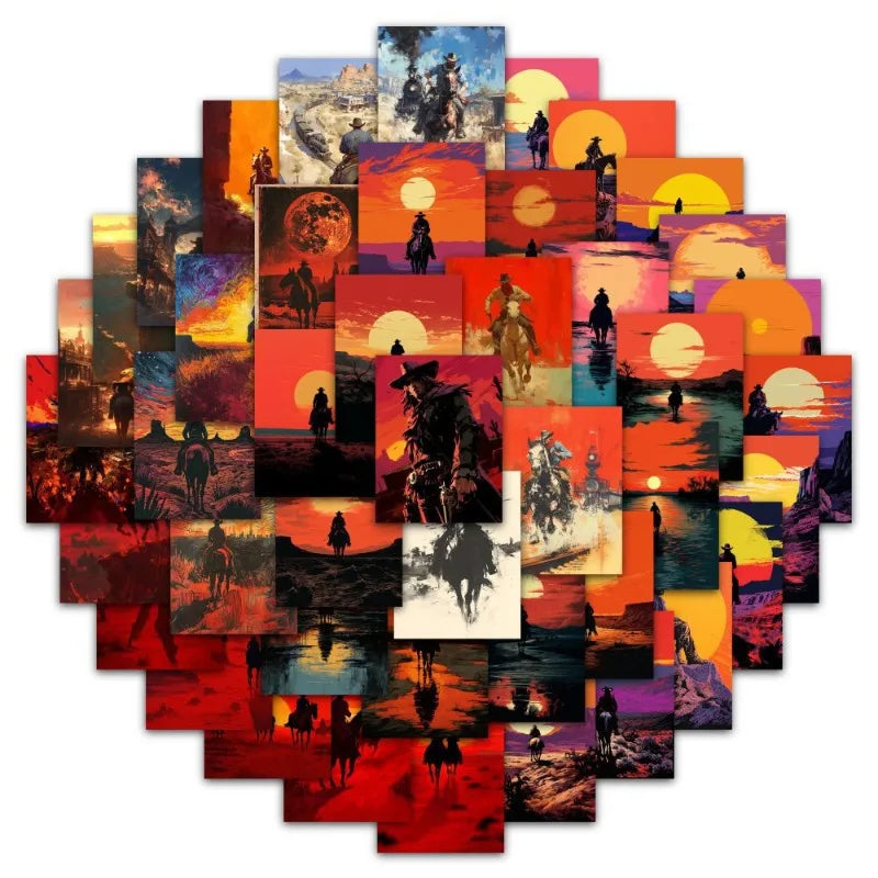 Red Dead Redemption Stickers Pack for Laptop, Phone, Car, and More (Online Order Only)