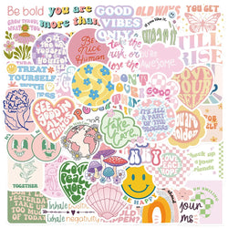 Inspirational Quote Stickers for Guitar Laptop Luggage Bottle Skateboard (ONLINE ORDER ONLY)