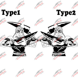 Japanese Anime Stickers For Car Sticker Decoration Door Hood Die Cutting Personality PVC Vinyl Decals  External Accessories (ONLINE ORDER ONLY)