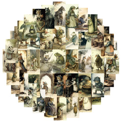 Cute Cartoon Animal Stickers for Laptop, Luggage, Car, Fridge, Snowboard (10/30/50pcs) (ONLINE ORDER ONLY)