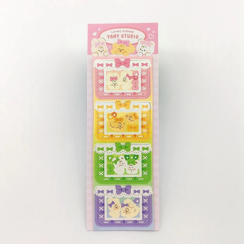 Korean INS Cute Animals Rabbit Decorative Stickers Scrapbooking DIY Album Kawaii Stationery Sticker Art Supplies Personalized (ONLINE ORDER ONLY)