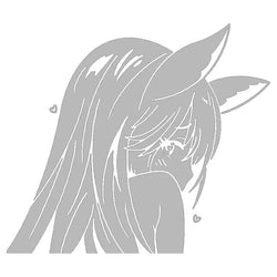 Japanese Anime Car Sticker Window Decoration Beautiful Girl Stickers Laptop Computer Auto Parts Vinyl Decal (ONLINE ORDER ONLY)