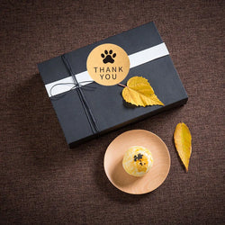 100-500 Pcs 2.5CM 1inch Round Gift Sealing Thank You Stickers Animal Foot Design Festival Party Wedding Decorations Labels (ONLINE ORDER ONLY)