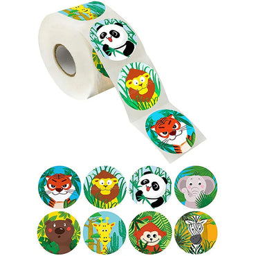 100-500pcs Animal Sticker School Teacher Student Cartoon Sticker Sealing Label Christmas Gift Scrapbook Stationery Sticker (ONLINE ORDER ONLY)