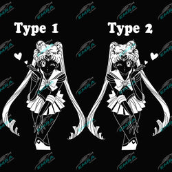 Anime Sticker For Car Sticker Maiden Whole Body Decoration External Accessories Waterproof  PVC Vinyl Decals (ONLINE ORDER ONLY)