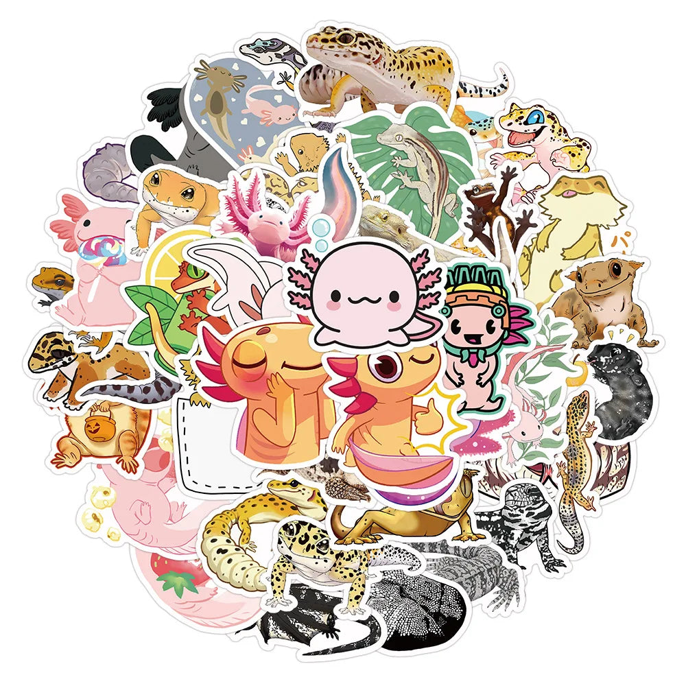 50pcs Cute Animal Stickers for Laptop, Phone, Car, DIY Decoration (ONLINE ORDER ONLY)